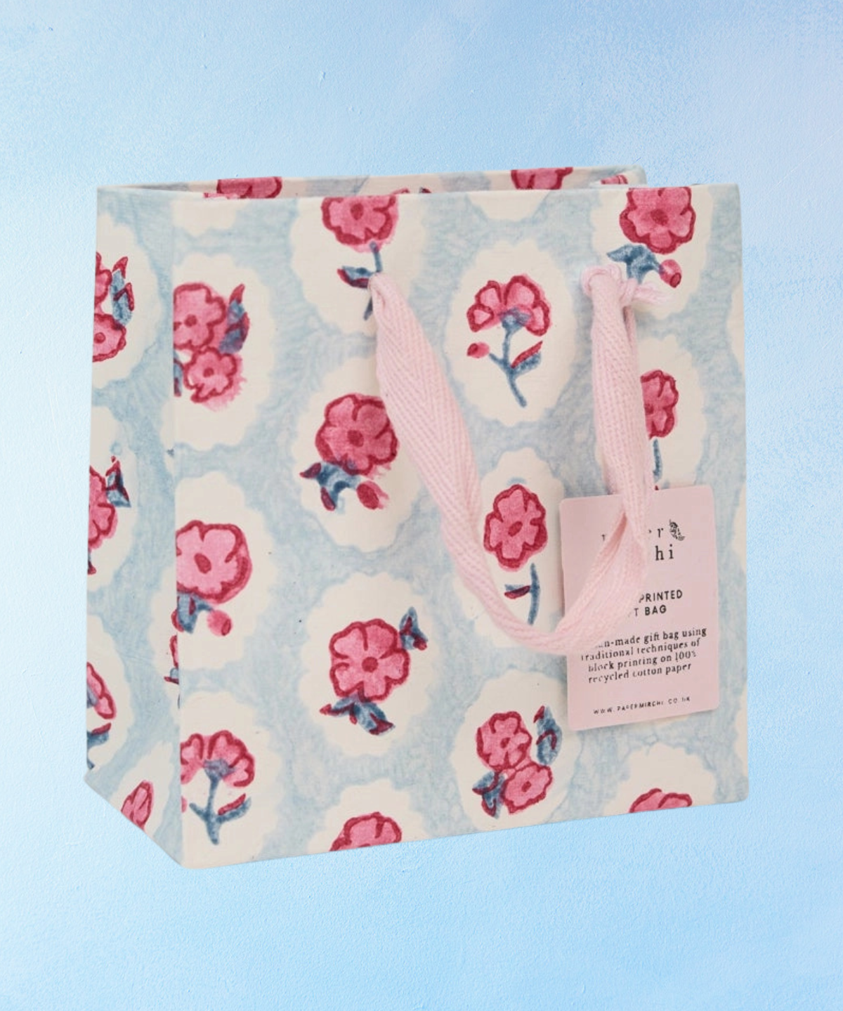small gift bag - pink sorbet (multiple styles)