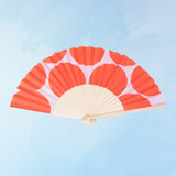 wooden hand fan - scarlet breeze