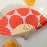 wooden hand fan - scarlet breeze