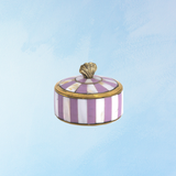 plat à bibelots - boîte de cirque écarlate - lilas