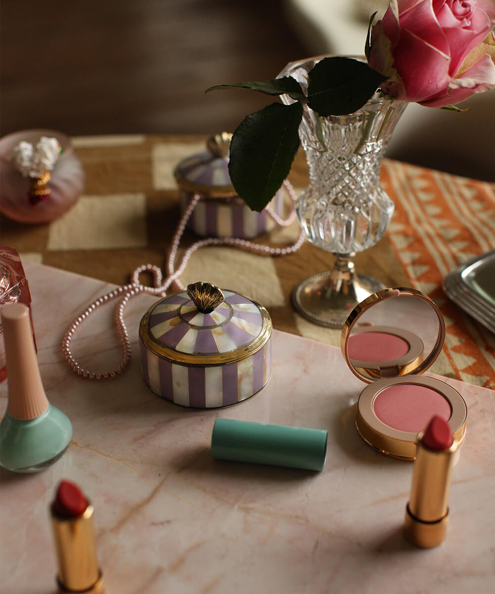 trinket dish - scarlet circus box - lilac