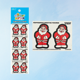 sticker sheet - scratch and sniff santa claus