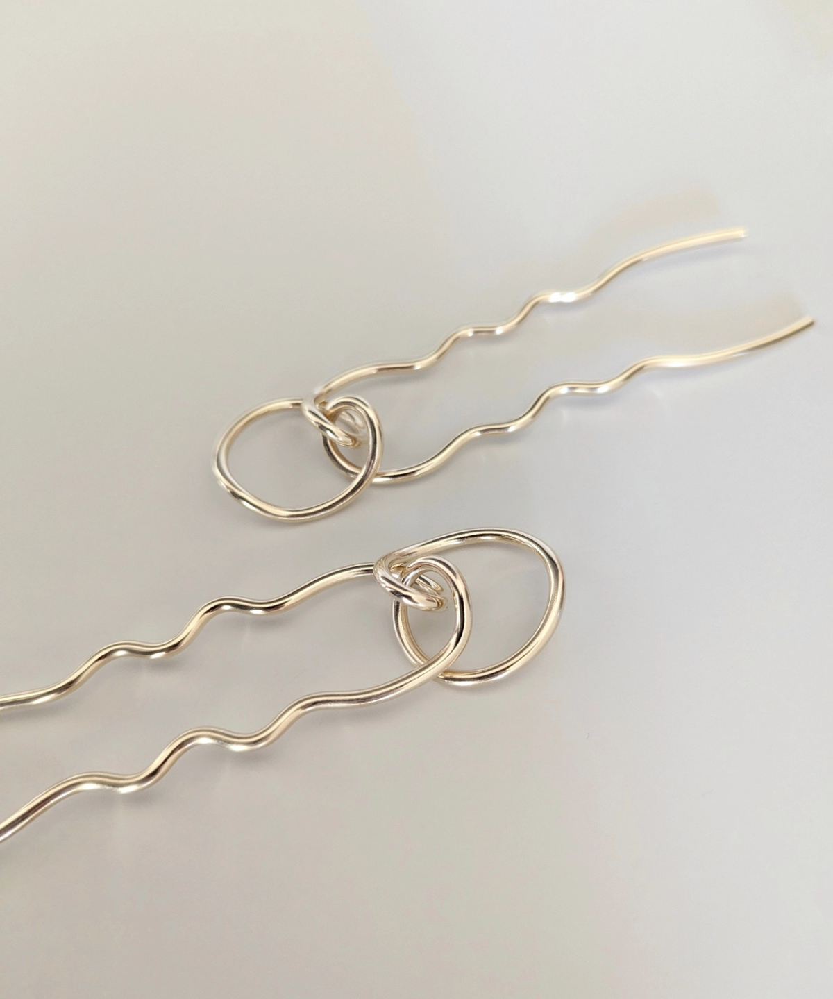 hair fork - scribble (two sizes)