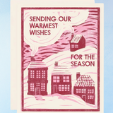 greeting card - warmest wishes (pack of 6)