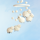 mobile - mouton en feutre