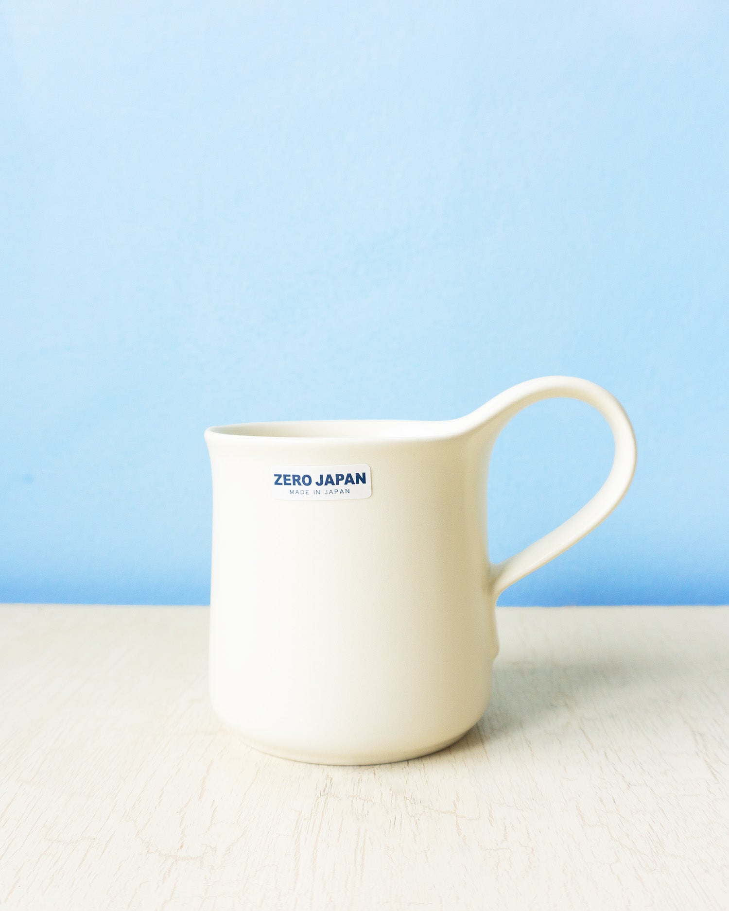ceramic cafe mug - silky ivory