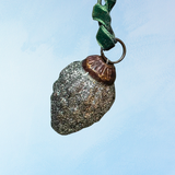 ornament - glittering mini pinecone