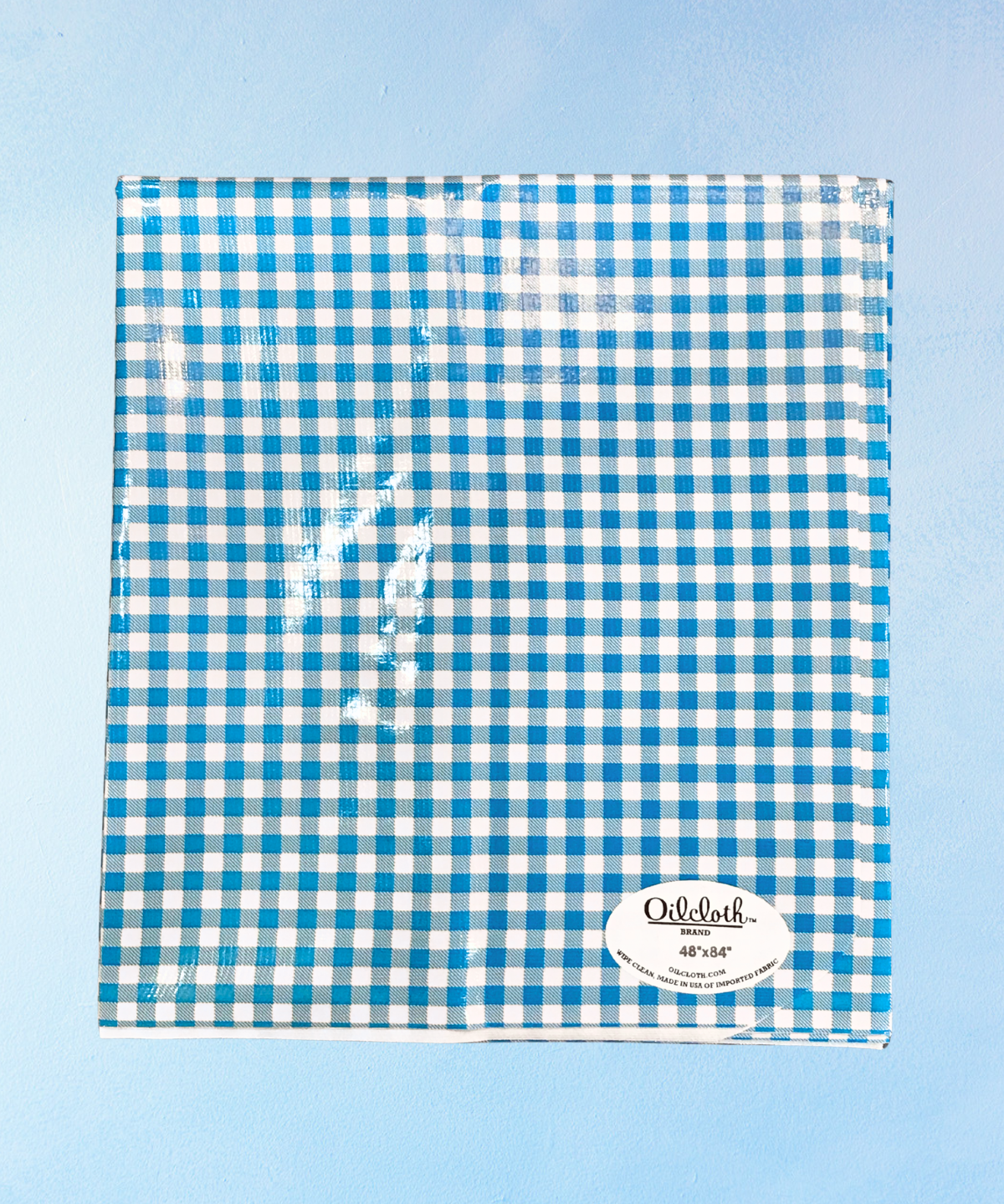 tablecloth - oil cloth gingham (assorted colours)