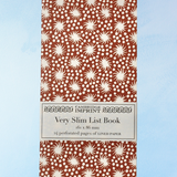very slim list book - animalcules cocoa