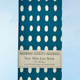 very slim list book - bean kingfisher