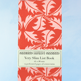 very slim list book - dandelion rust and rose