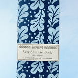 very slim list book - quercus midnight