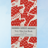 very slim list book - dogs