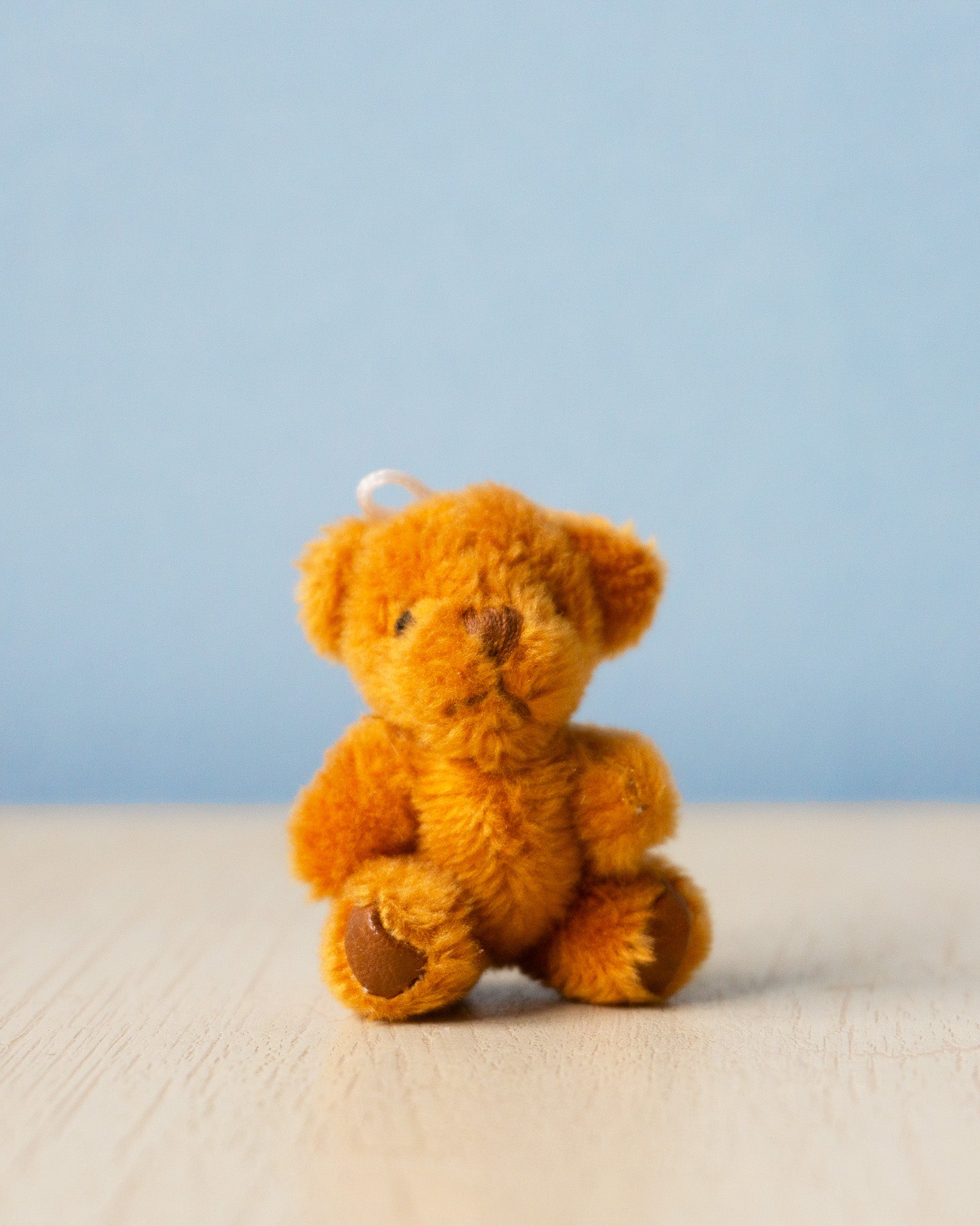 small charm - teeny ginger teddy
