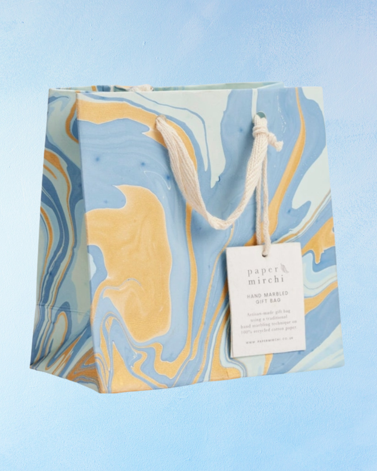small gift bag - marbled (multiple styles)