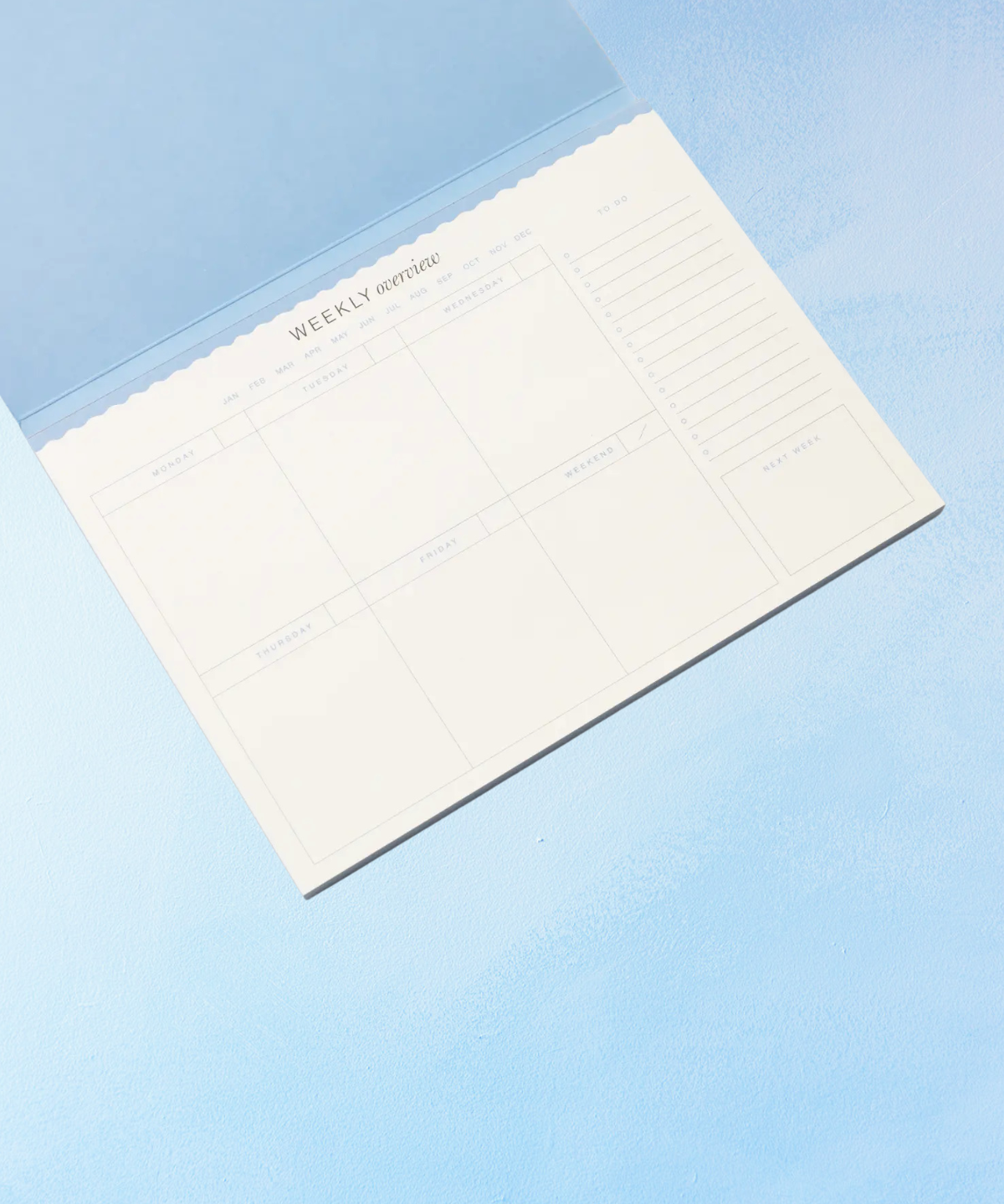 Agenda hebdomadaire - à carreaux fleuris