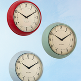 retro wall clock (assorted colours)