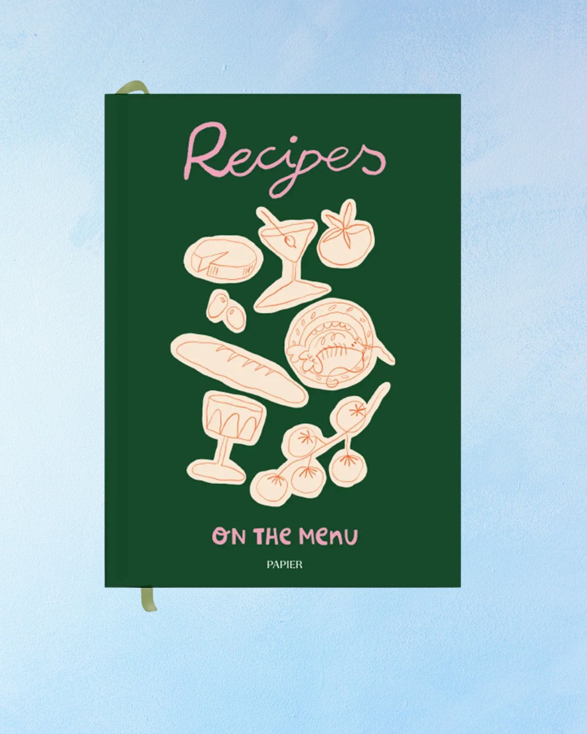 notebook - recipe journal - al fresco