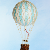 décoration montgolfière - petite - bleu clair