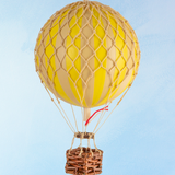 décoration montgolfière - petite - jaune