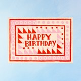 greeting card - mini happy birthday