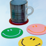 coasters - happy face