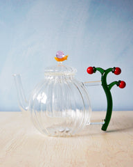 Tomatoes and Snail Optic Teapot