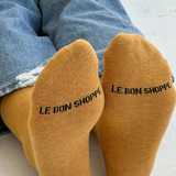 socks - sneaker: marigold