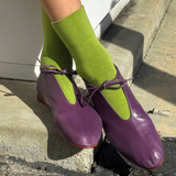socks - sneaker: matcha
