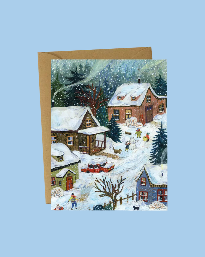 greeting card - snow day