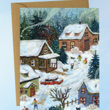 Carte de vœux - Jour de neige