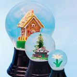 tiny snow globe - alpine retreat