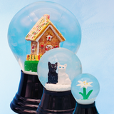 teeny tiny snow globe - edelweiss flower
