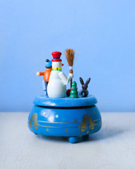 music box - snowman and child