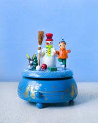 music box - snowman and child