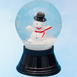 teeny tiny snow globe - snowman