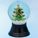 teeny tiny snow globe - christmas tree