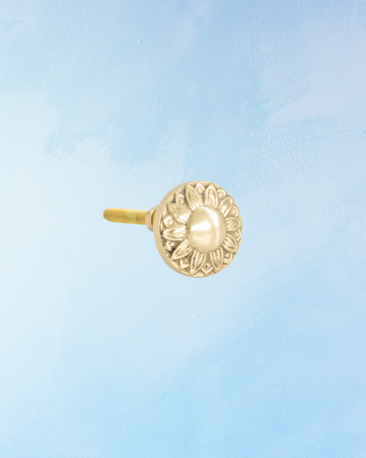 furniture knob - solange sunflower