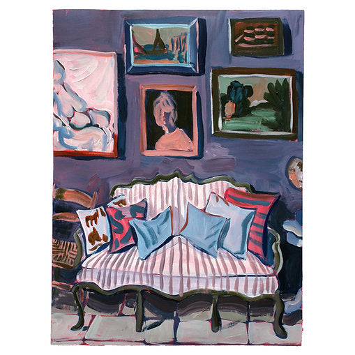 print - couch and paintings