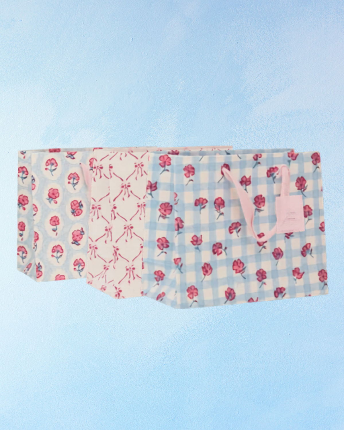 medium gift bag - pink sorbet (multiple styles)