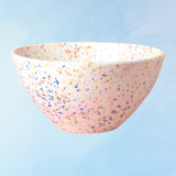 ceramic - salad bowl: splatter multicoloured (multiple styles)