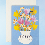 greeting card - spring flowers