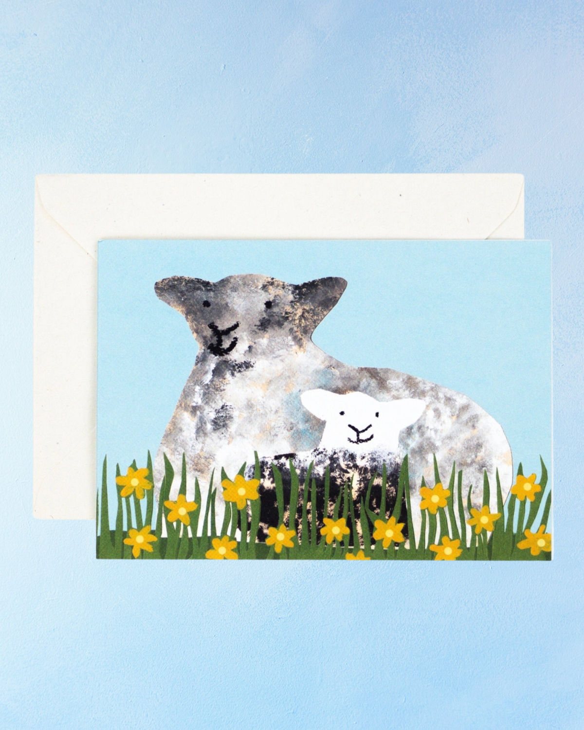 greeting card - spring lamb