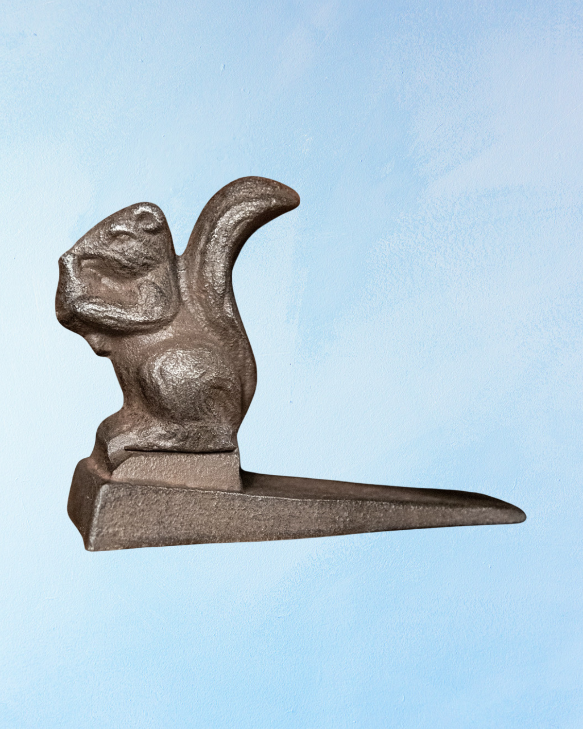 metal door stopper - squirrel