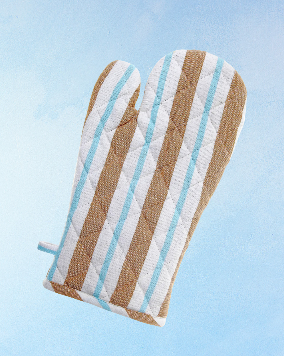 oven mitt - stone blue