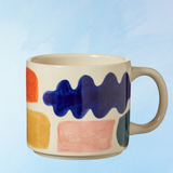 stoneware - mug: painters palette