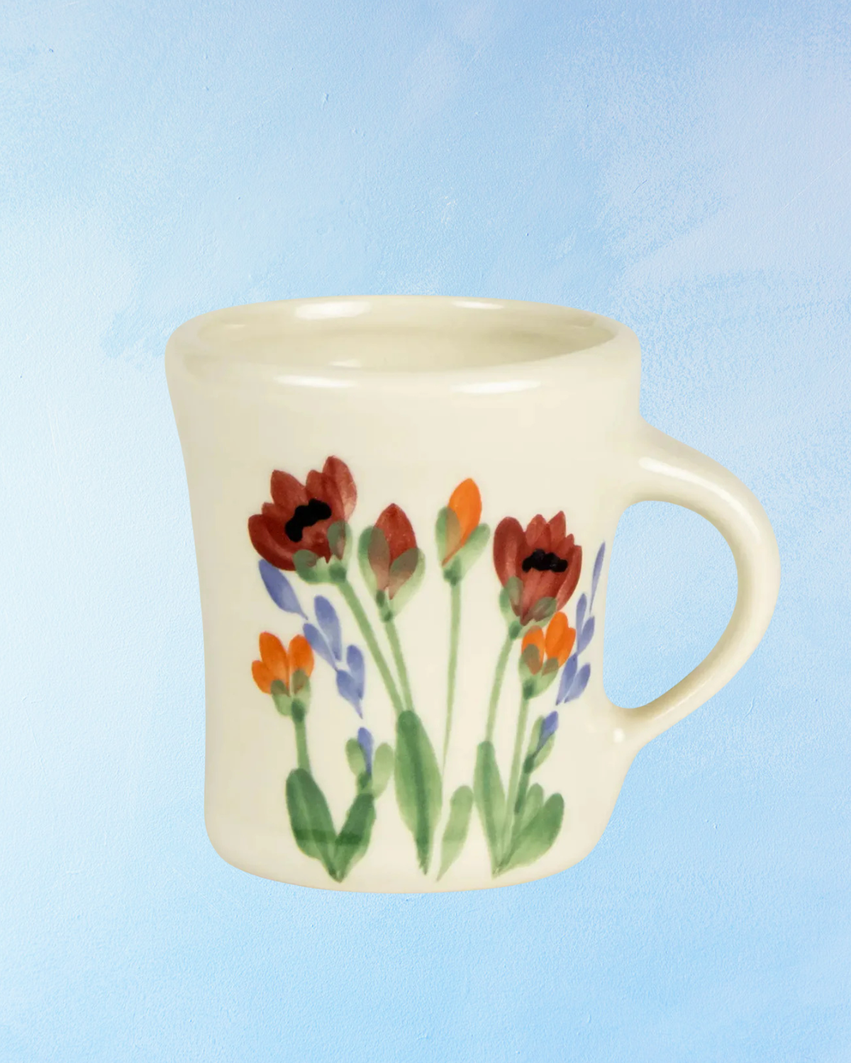 stoneware - heritage poppy mug
