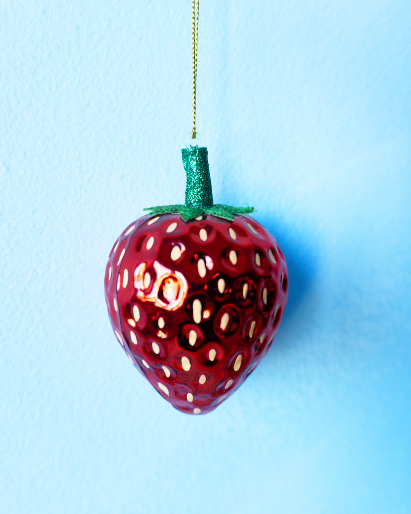 ornament - strawberry