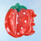 mini hair clip - strawberry