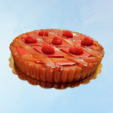 bougie - nourriture : tranche de gâteau aux cerises